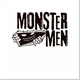 Monster Men Black Logo Posters and Art